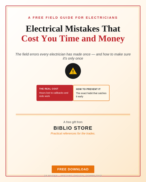 Electrical Mistakes That Cost You Time and Money